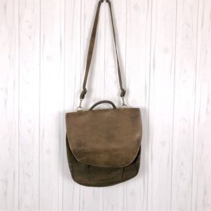 Sundance Bag Leather Suede Messenger Shoulder BrownTan Bag by